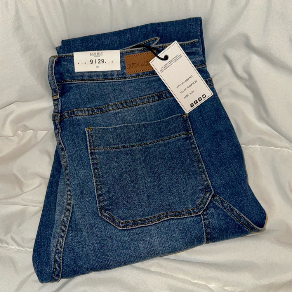 Judy Blue Carpenter Jeans NEW w/Tags High Waist Slim Fit 9/29